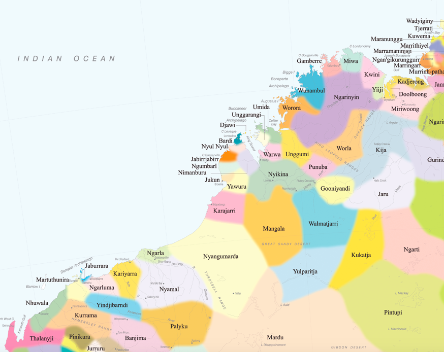 Map 1 - Western Australia regional service coverage